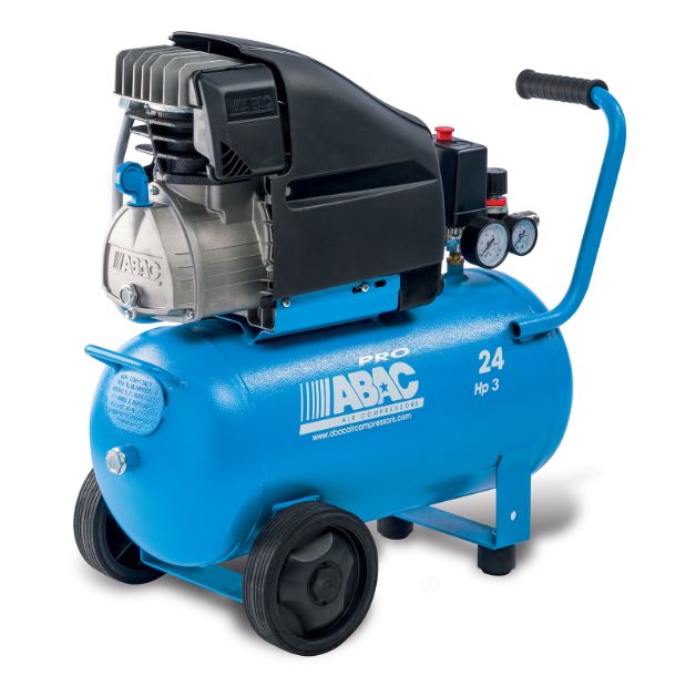 Mobile Air Compressors 24 liters, 1.5 to 3 HP ABAC International